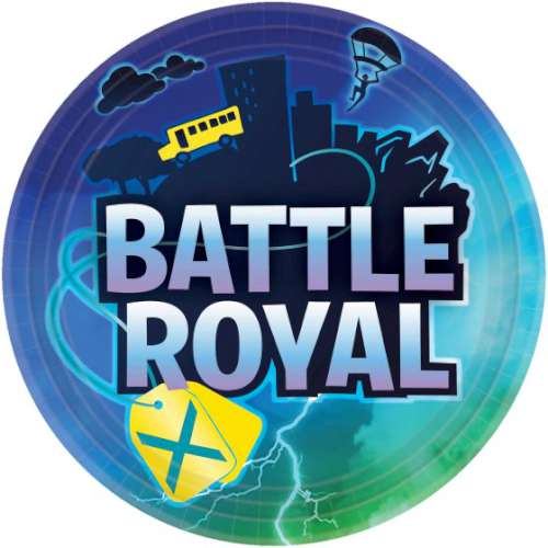 Fortnite Battle Royal Dinner Plates - Click Image to Close